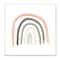 Stupell Industries Sweet Rainbow Arches Soft Green Pink Pastels,12" x 12"